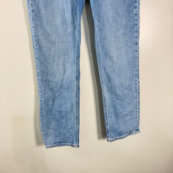 Denim Forum Women's Stretch The Arlo Button Fly High Rise Straight Jeans Size 25 - Picture 4 of 10